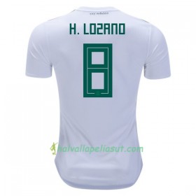 Jalkapallo Pelipaidat Meksiko H.Lozano 8 World Cup 2018 Vieraspaita